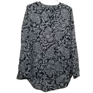 Premise Studio Women's Career Casual Pullover Roll Tab Long Sleeve Top Size S 0